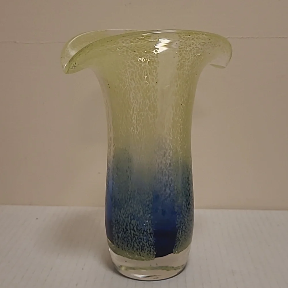 Murano Style Art Glass Vase
